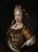 unknow artist Portrait of Elisabeth Farnese (1692-1766), Queen consort of Spain Sweden oil painting artist